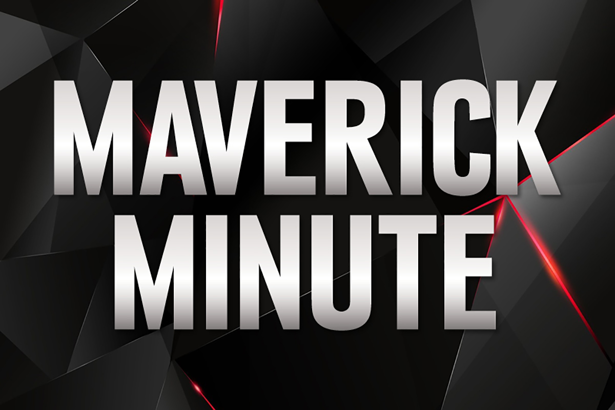 maverick minute graphic with text maverick minute
