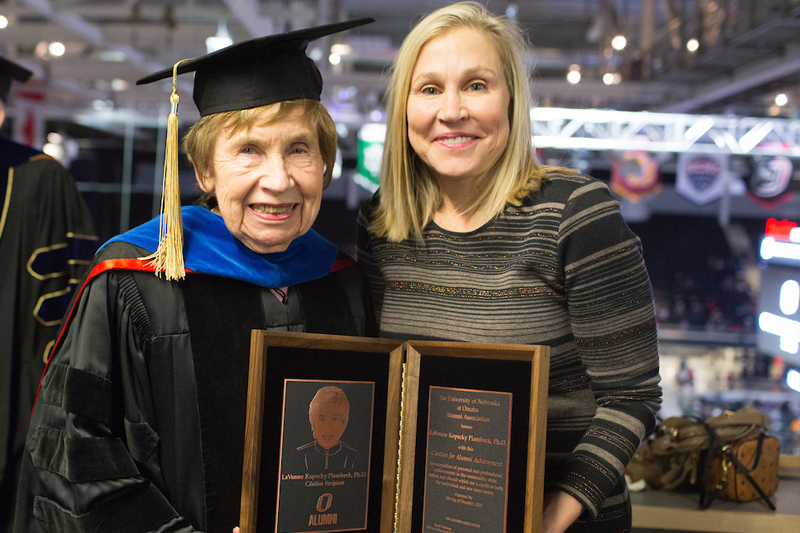 UNO alumna and donor Dr. LaVonne Plambeck