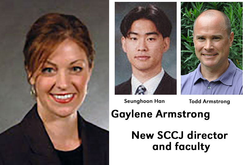 Gaylene Armstrong, Todd Armstrong, and Seunghoon Han, new faculty of SCCJ