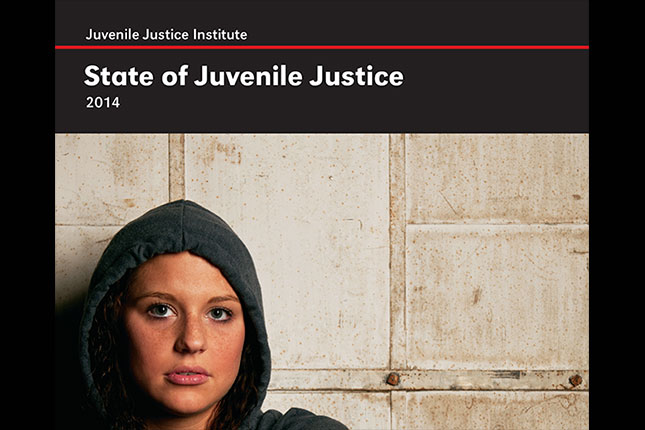 Cover of JJI's report on the State of Juvenile Justice