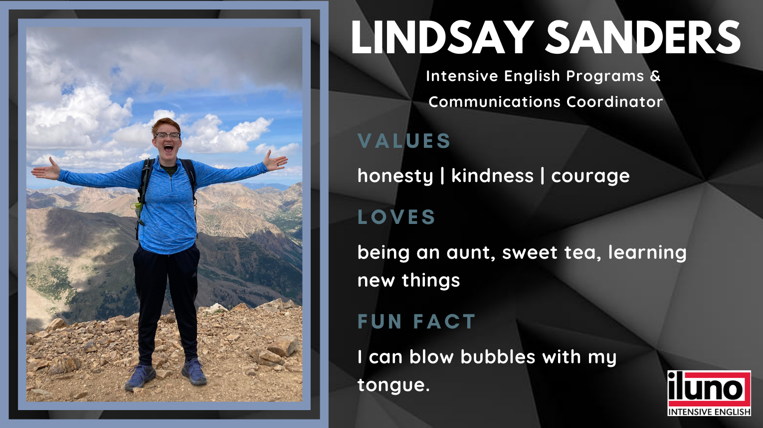 Lindsay Sanders ILUNO biography