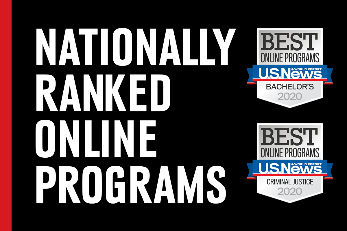 U.S. News & World Report listed UNO's online bachelor's degree and master's in criminology and criminal justice degree programs in its 2020 rankings.