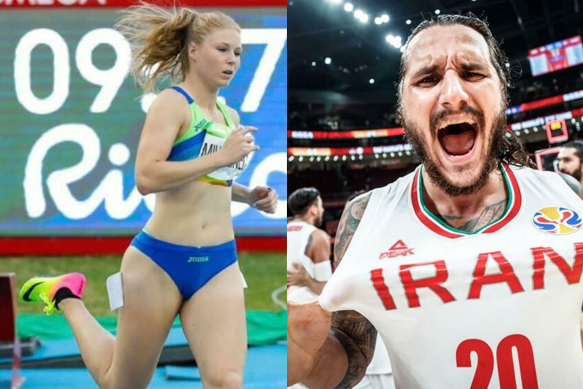 Composite: Maja Mihalinec Zidar (left) and Mike Rostampour (right; courtesy of fiba.basketball).