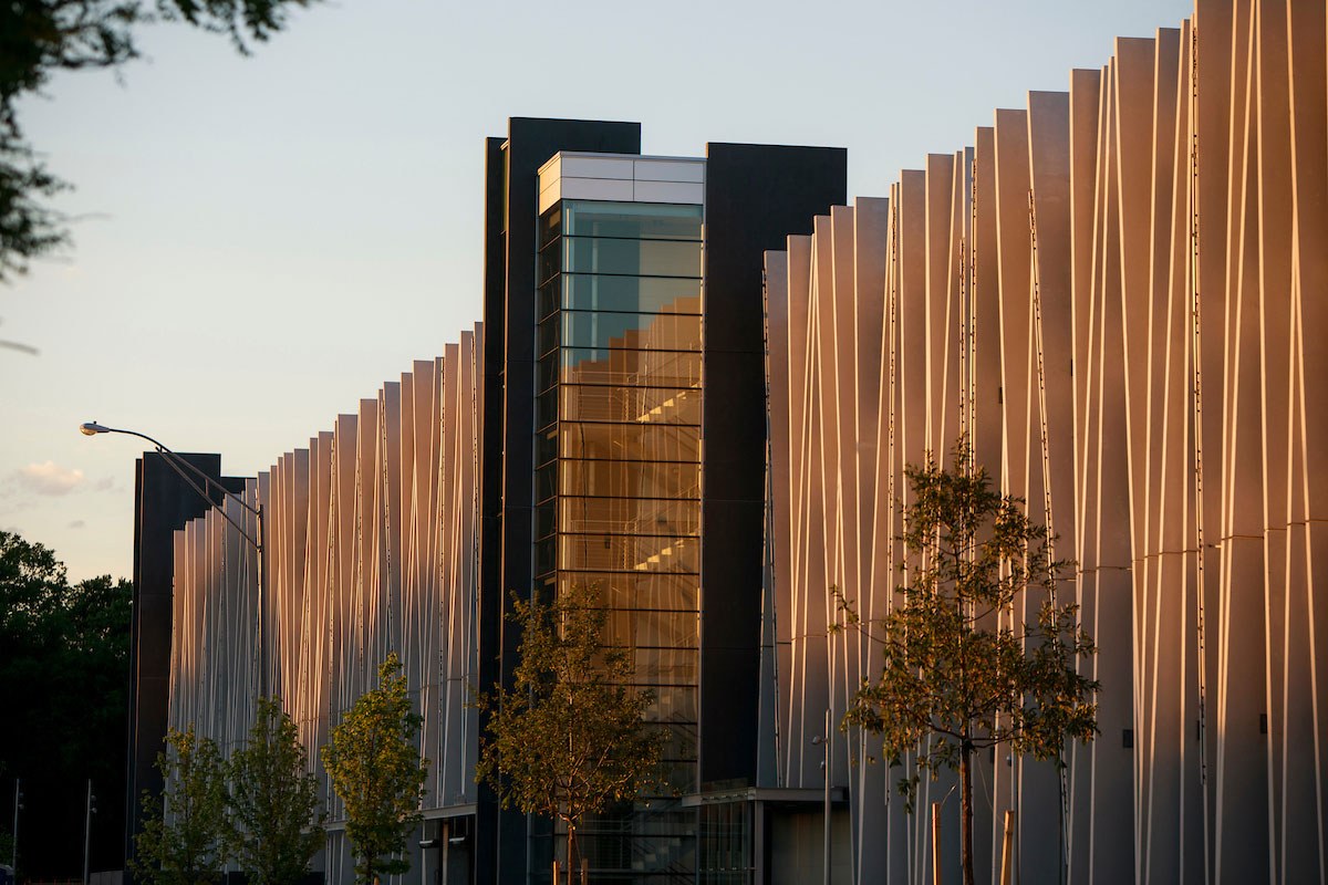 A view of the Pacific Street Garage