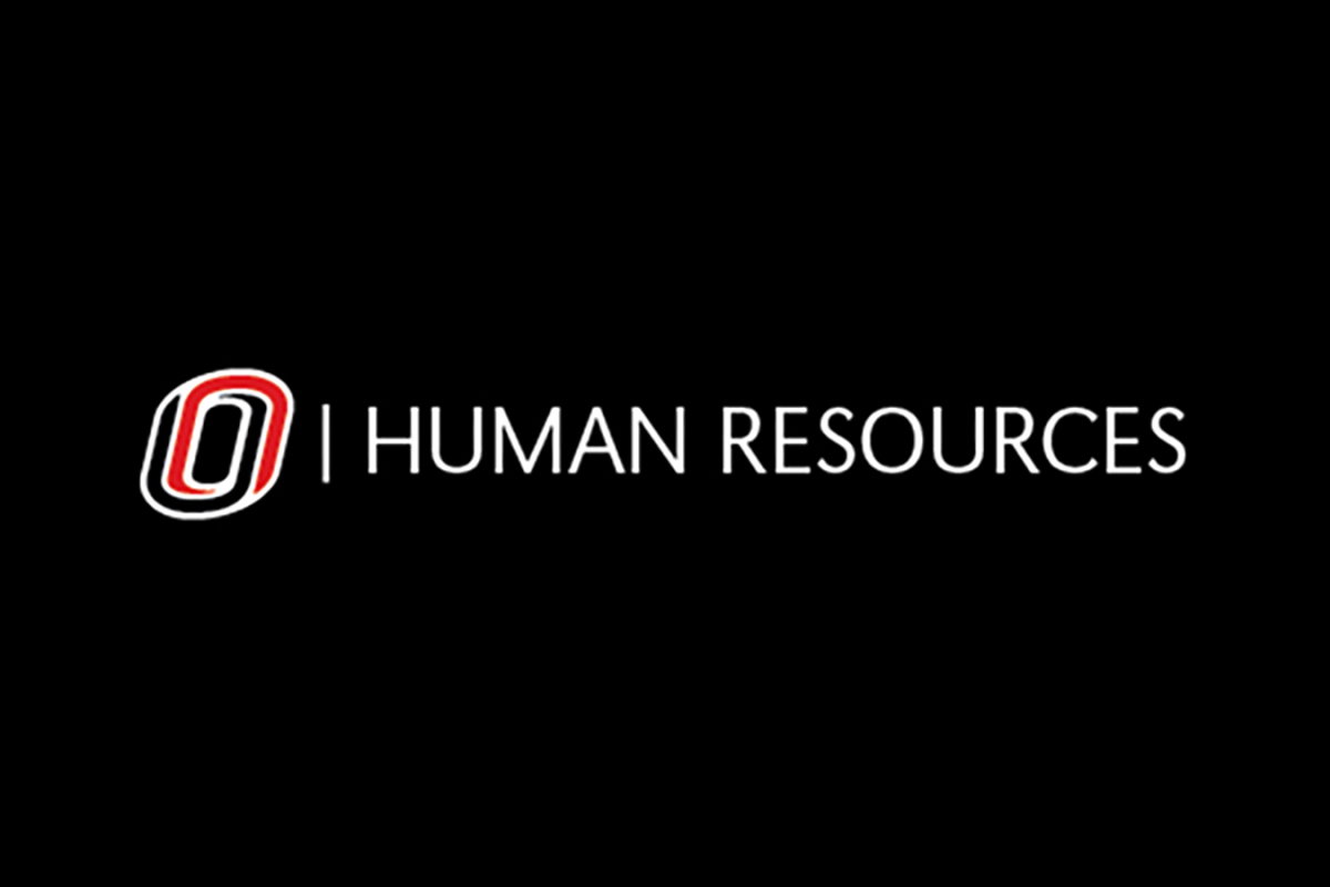 The UNO Human Resources typesetting.