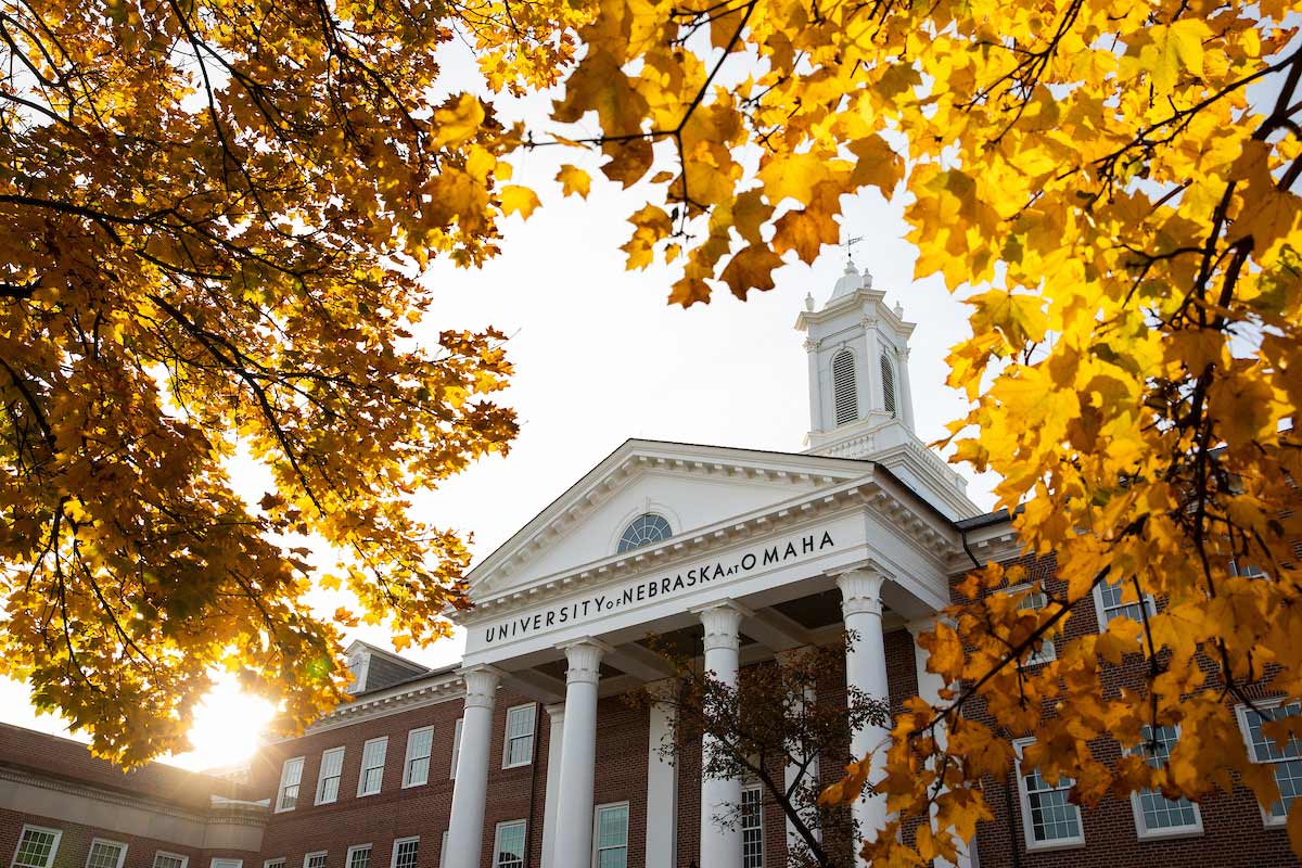 Arts and Sciences Hall in fall