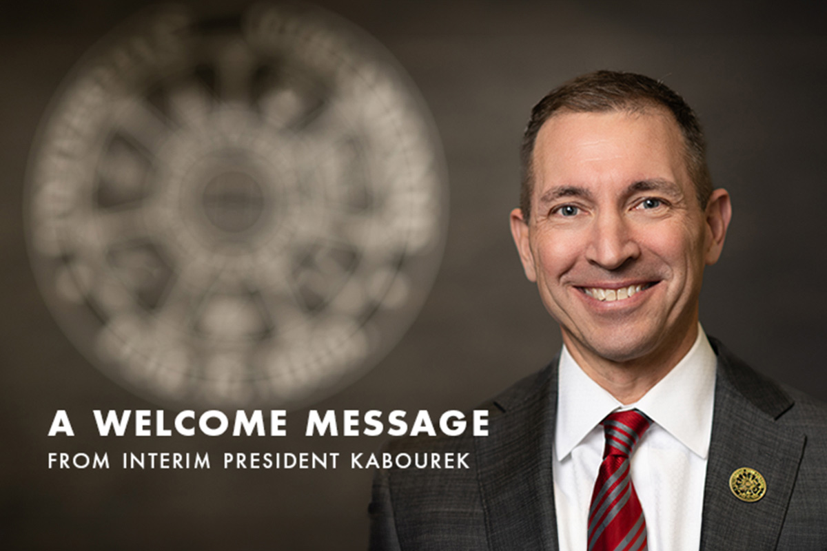 University of Nebraska (NU) System Interim President Chris Kabourek