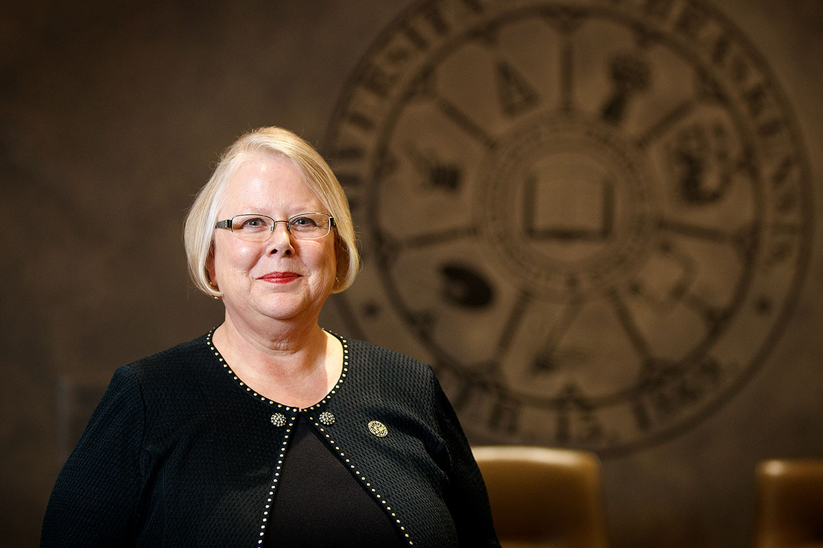 Susan M. Fritz, Ph.D., was installed as interim president of the University of Nebraska on August 16, 2019. She is the first woman to lead the NU system in its 51-year history.