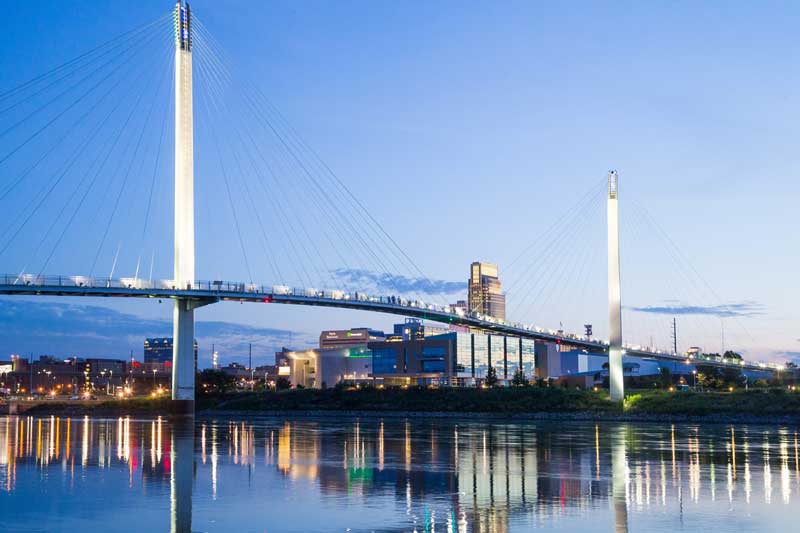 Downtown Omaha skyline