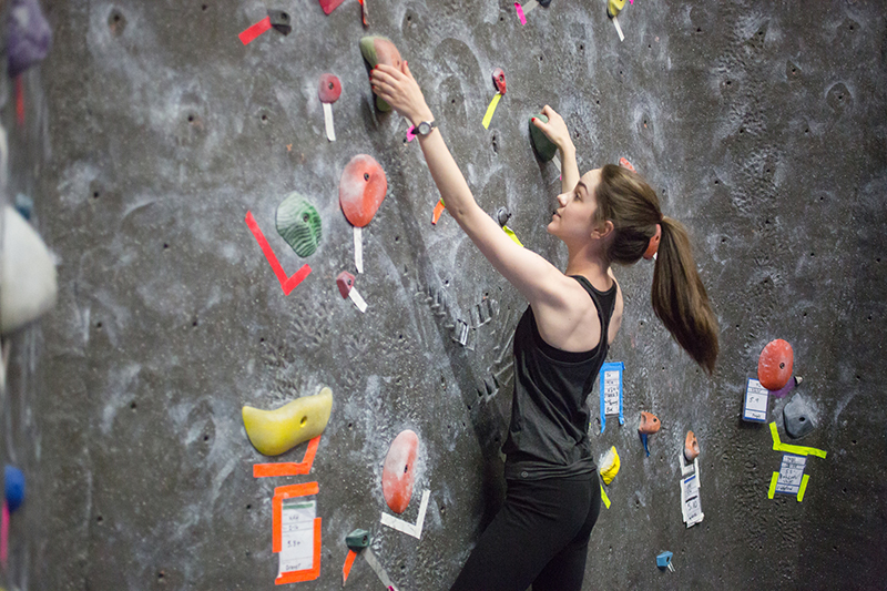 rock wall inside h & k building