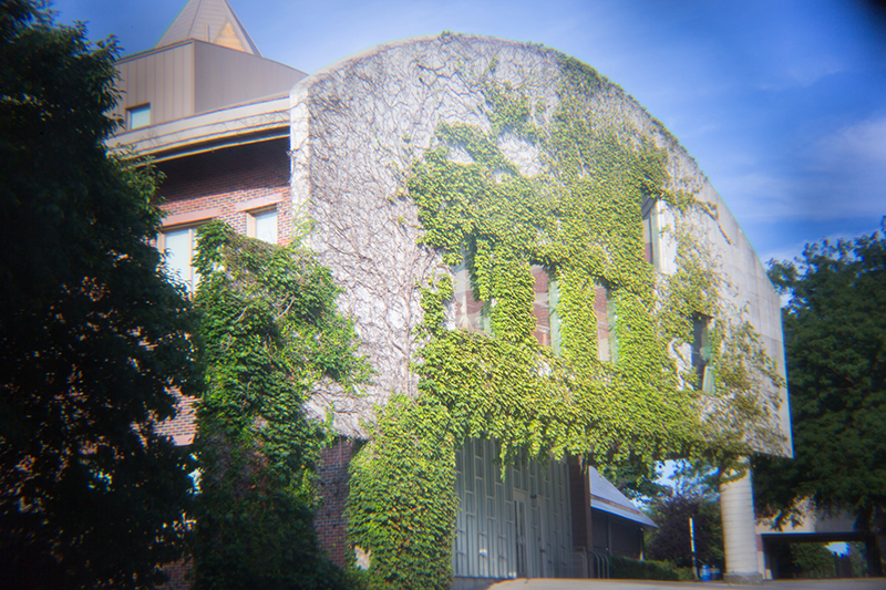 weber fine arts north entrance