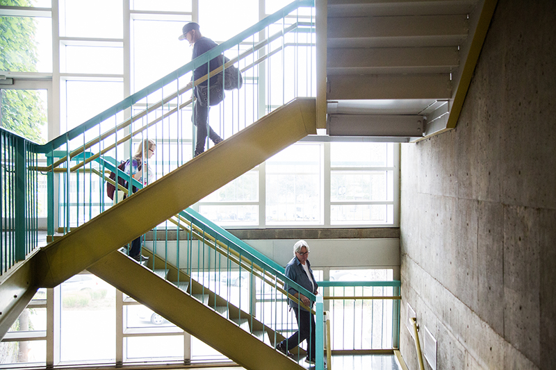 weber fine arts interior staircase