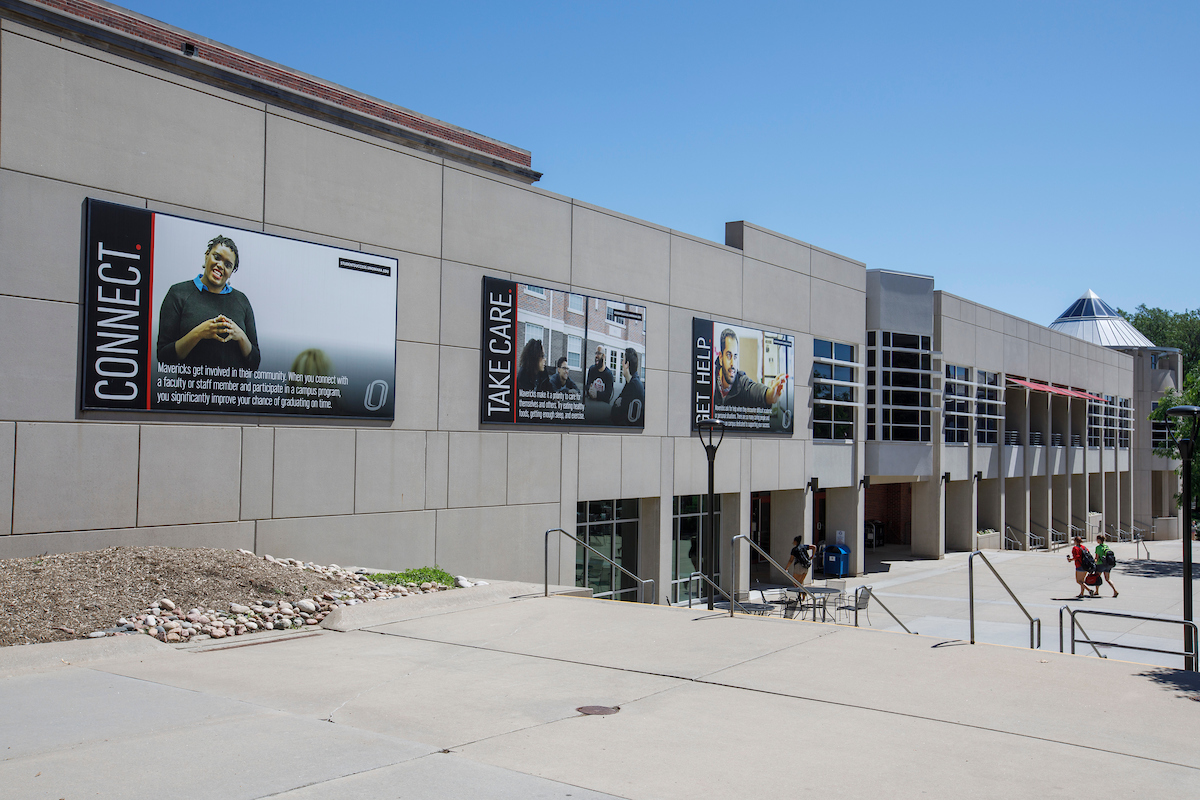 milo bail student center main entrance