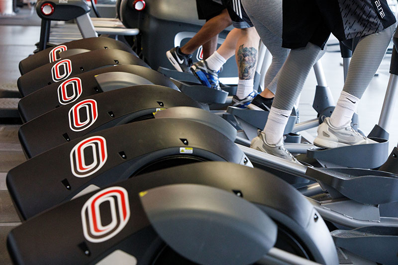 students on treadmills