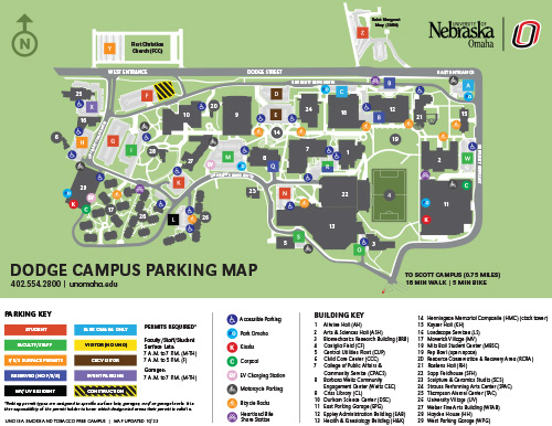 Uno Campus Map