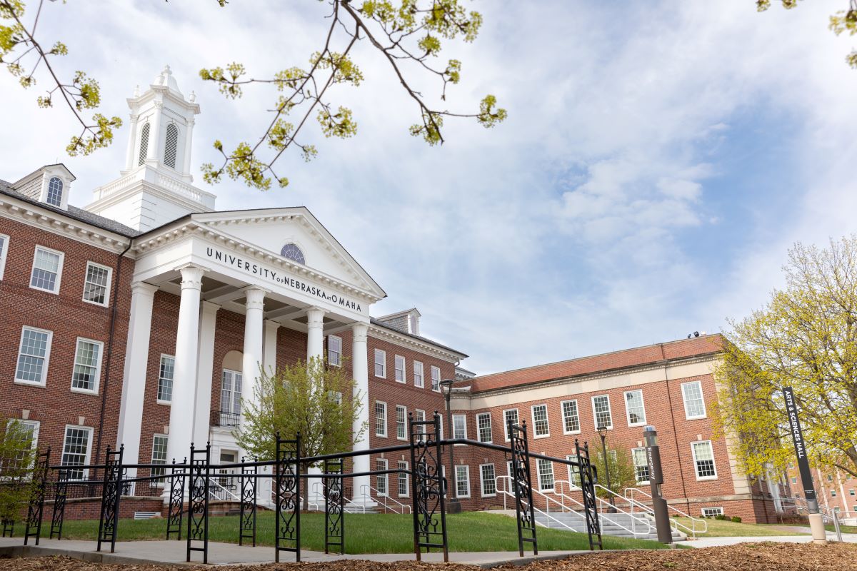 Front of Arts and Sciences Hall