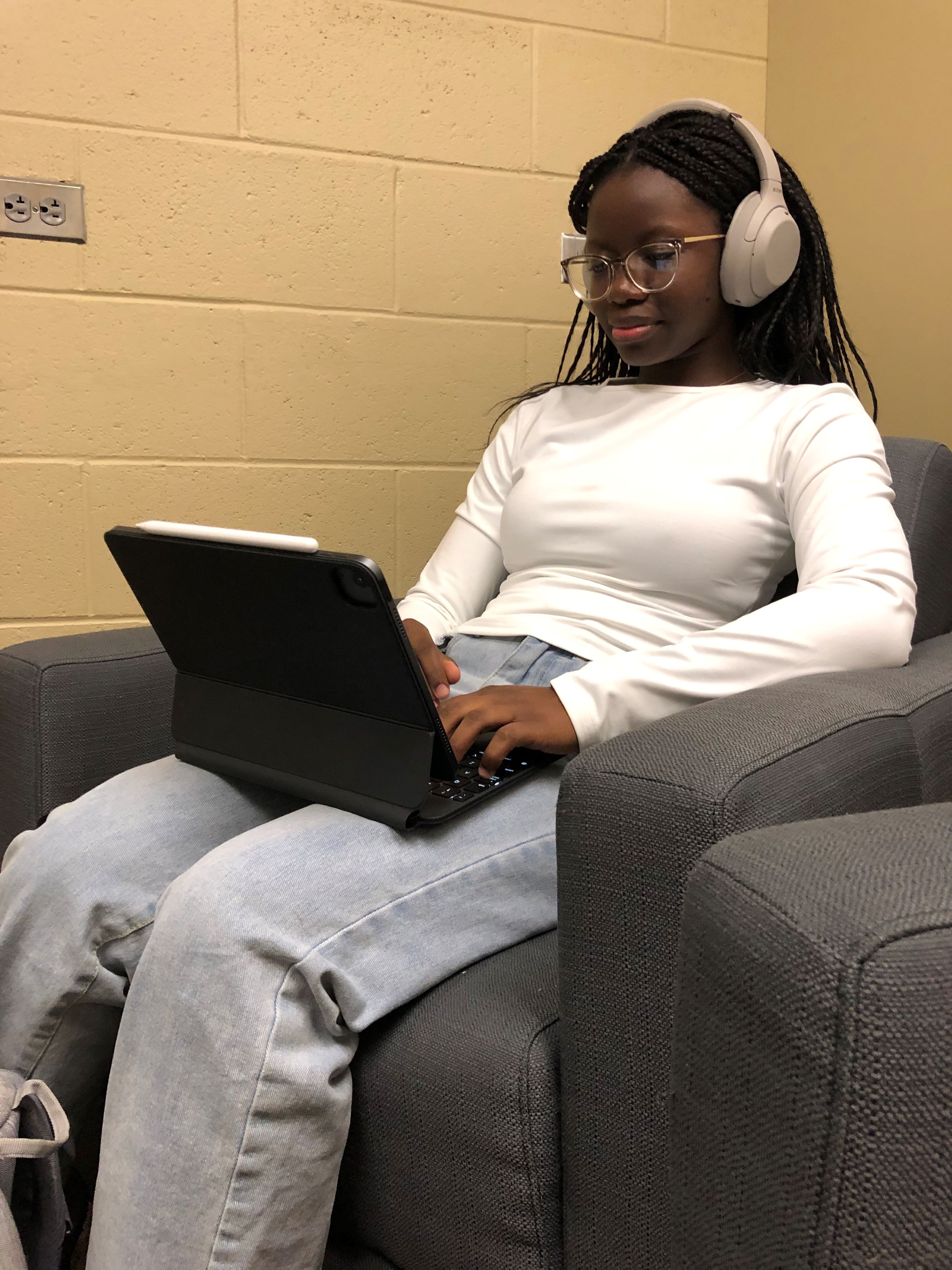 Honors Student Studying