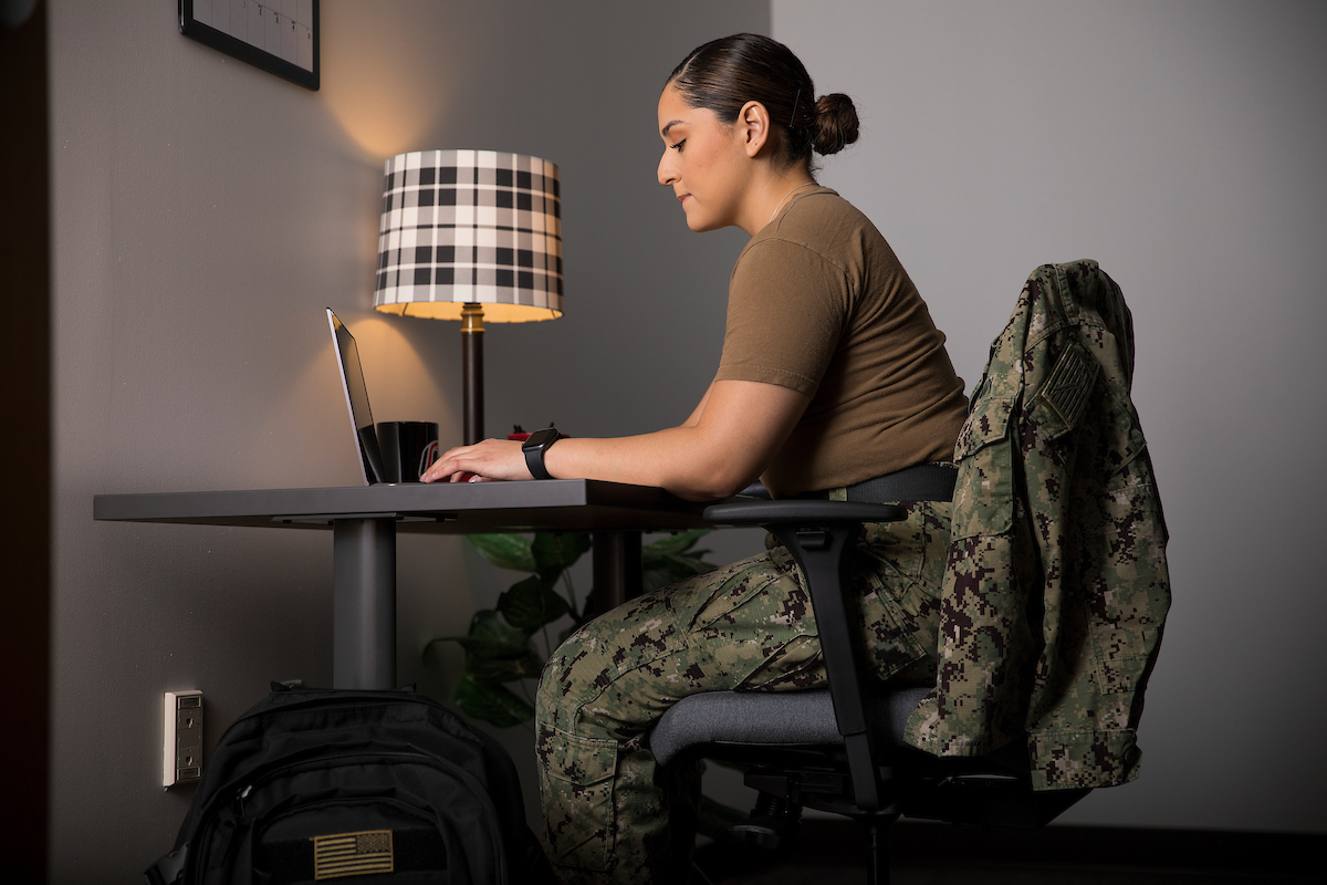 UNO military student