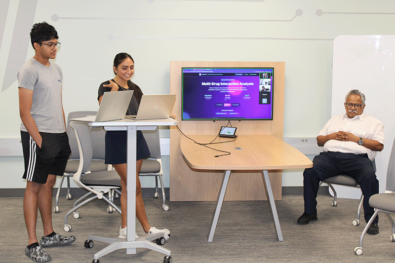 students in NextGen AI class at UNO.