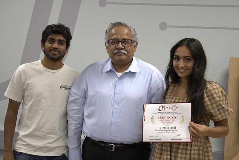 students in NextGen AI class at UNO.