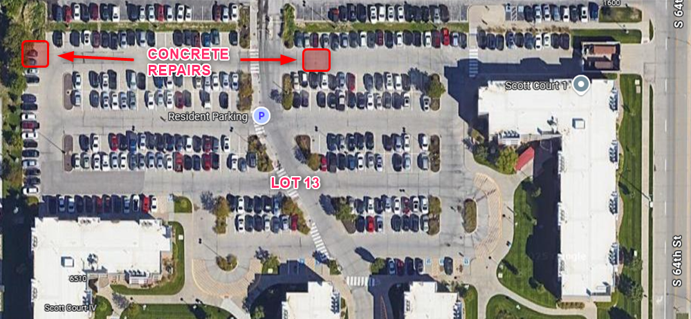 diagram of impacted area