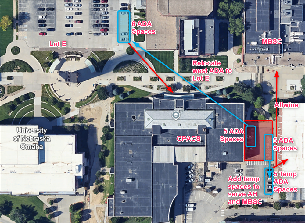 diagram of impacted area