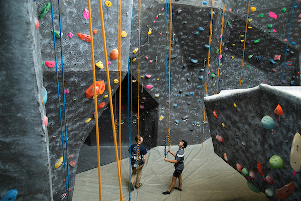 the Climbing Wall in h&k.