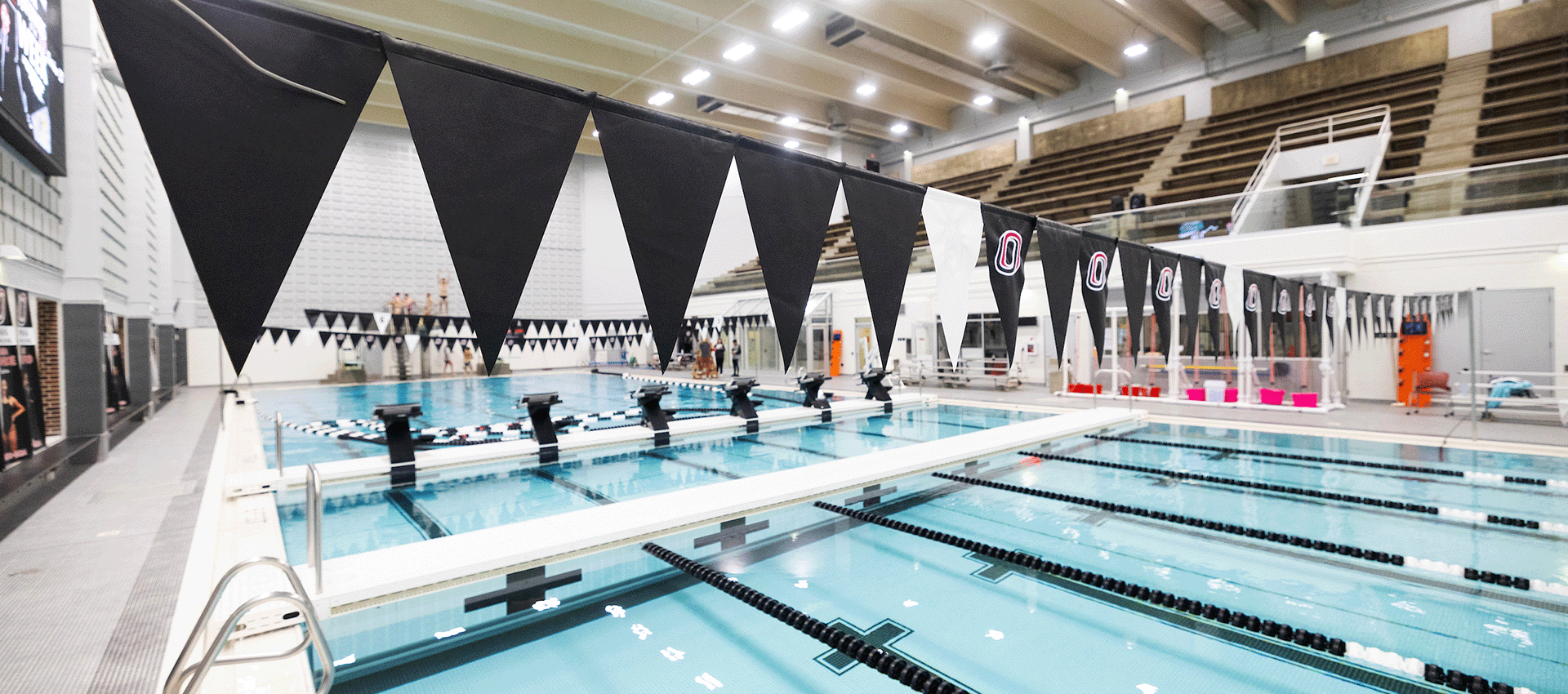 swimming pool in the health and kinesiology building at UNO.
