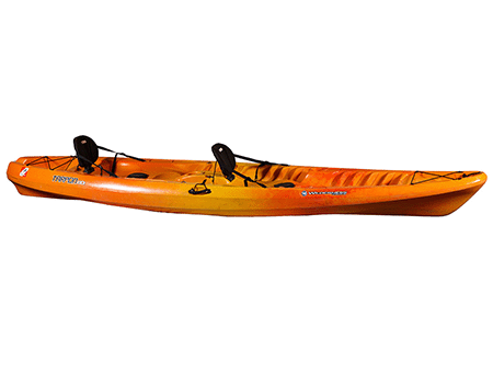 tandem kayak.