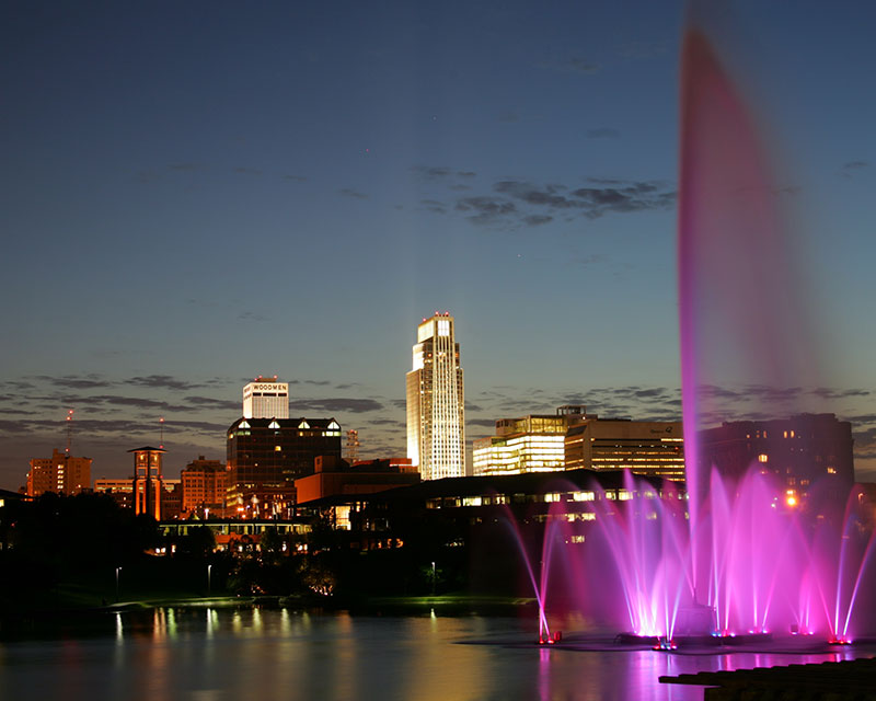 heartland of america park fountains