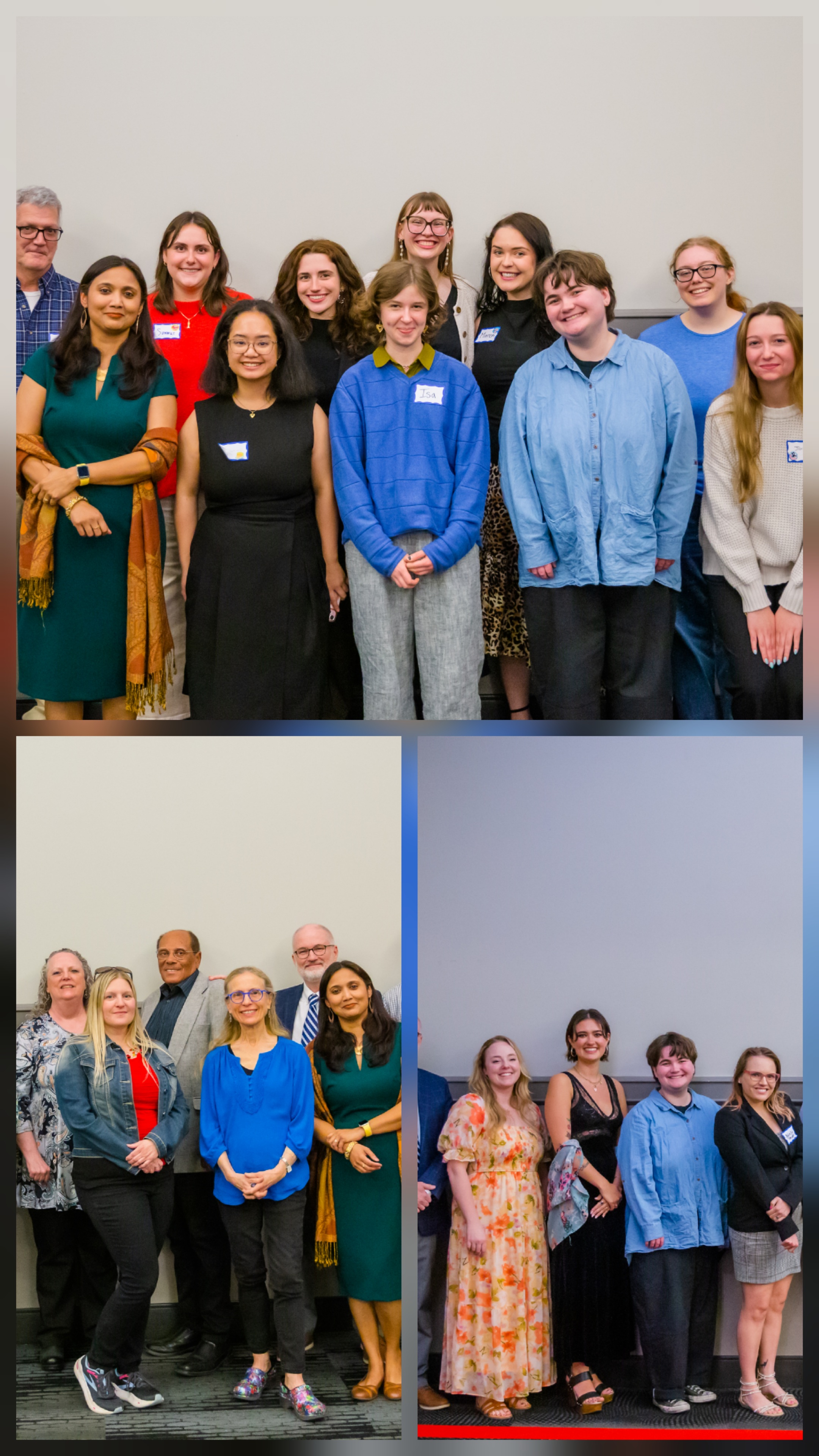 Photo collage of award winners