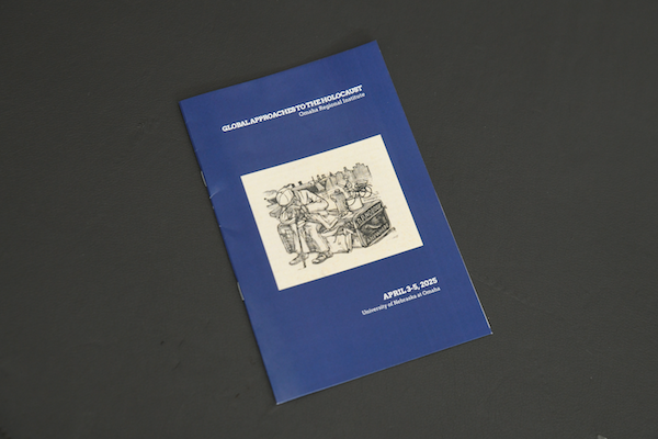 "Global Approaches to the Holocaust" program cover