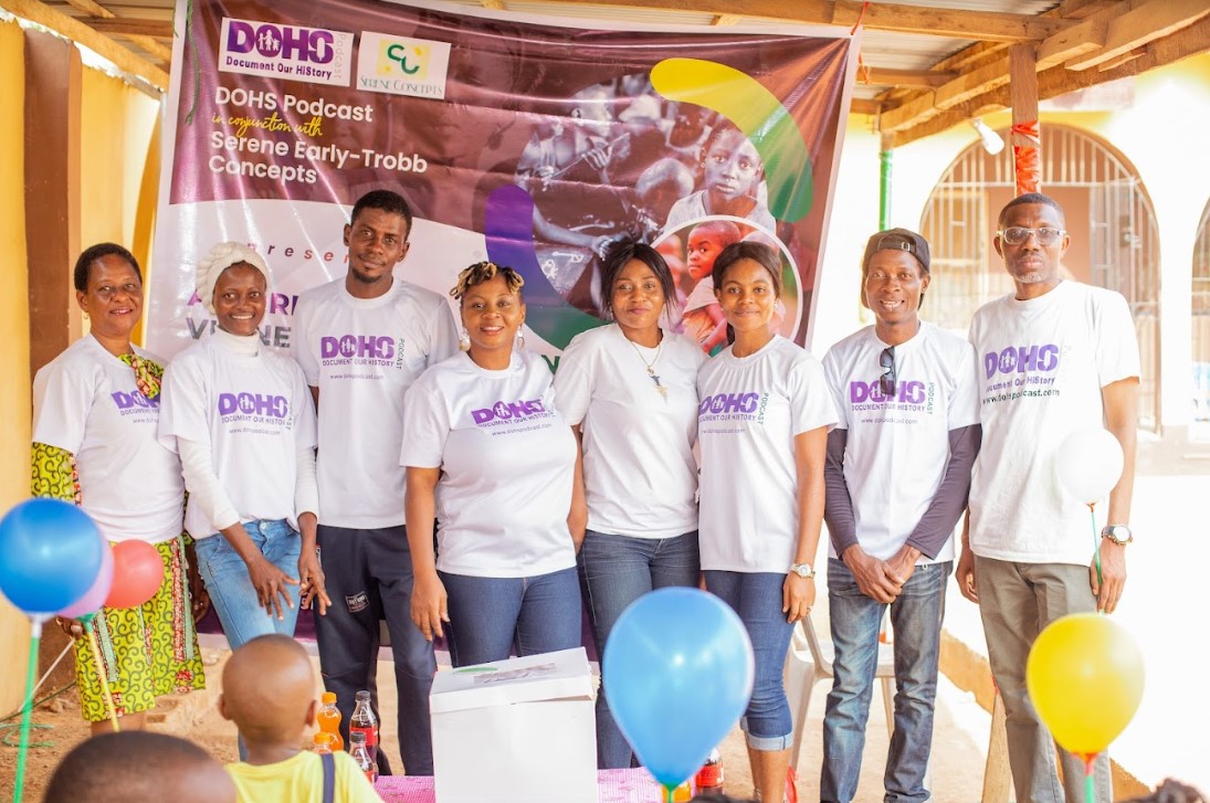 photo of Document Our History Podcast team