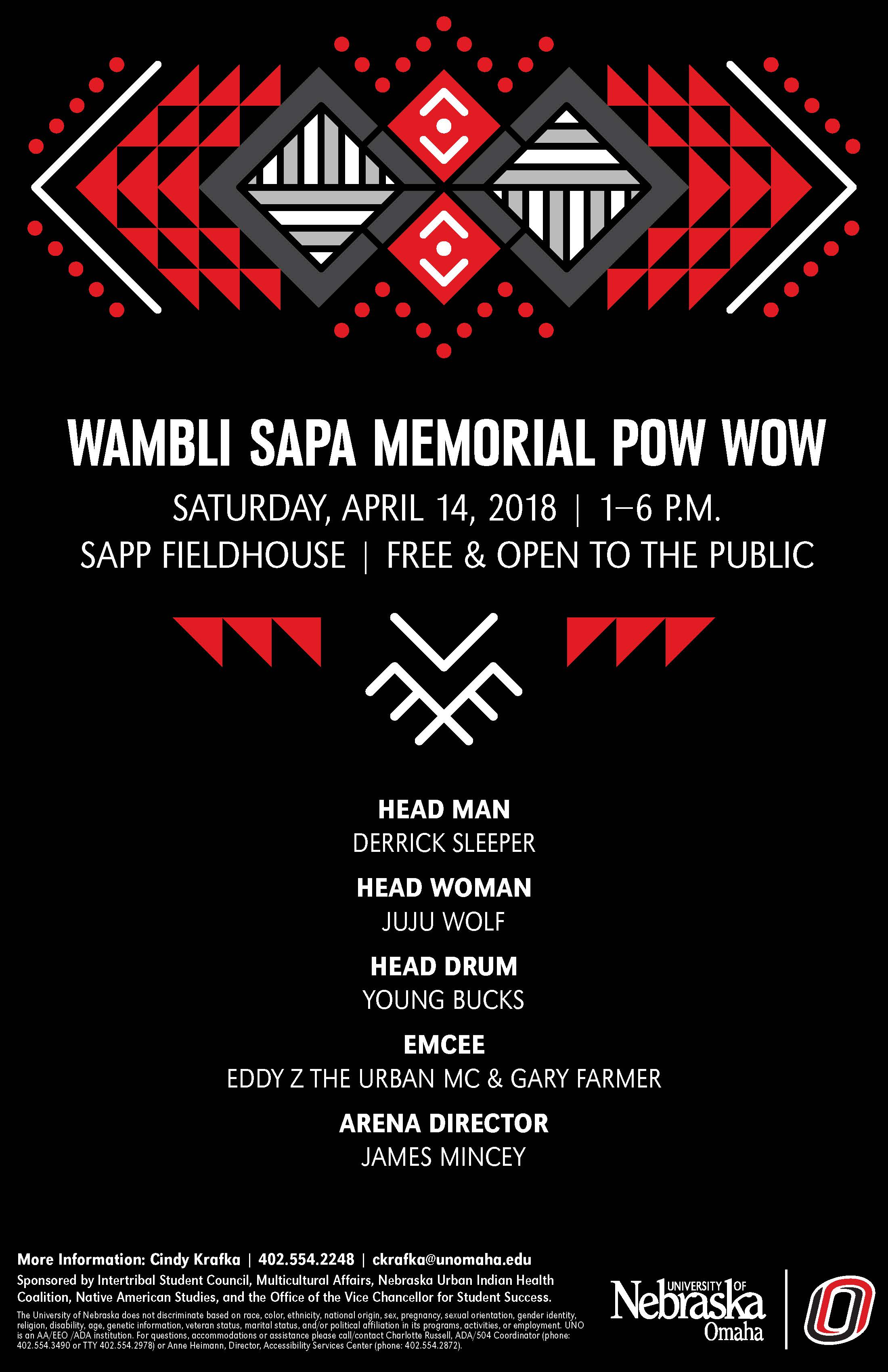 2018 UNO Wambli Sapa Memorial Pow Wow