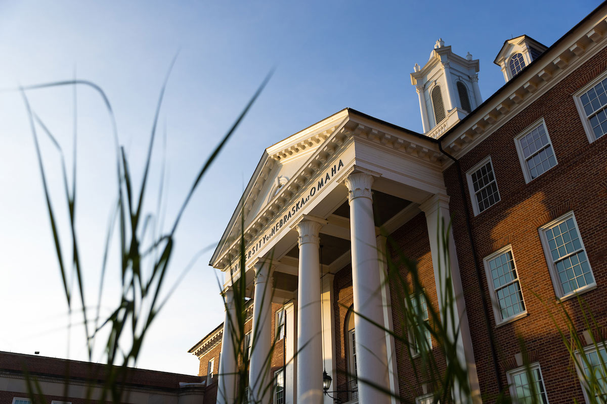 Arts and Sciences Hall in spring