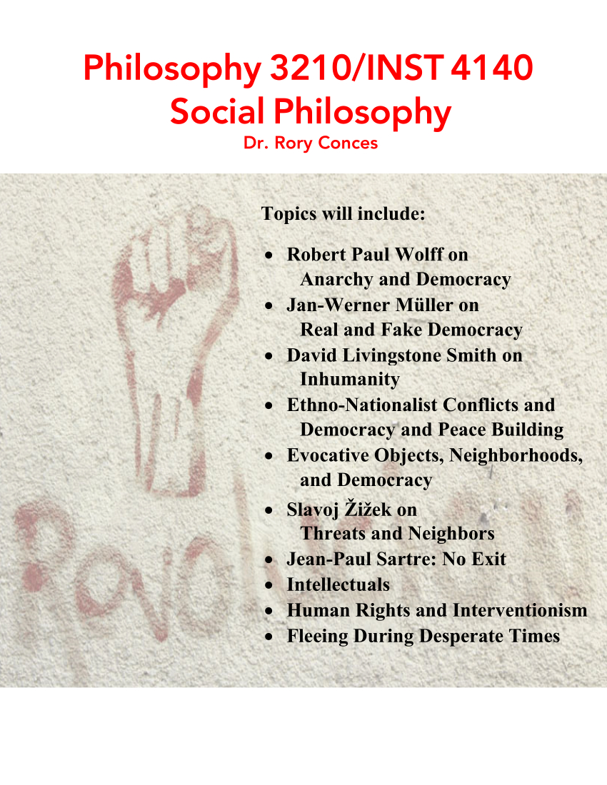 Fall 2022 Social Philosophy