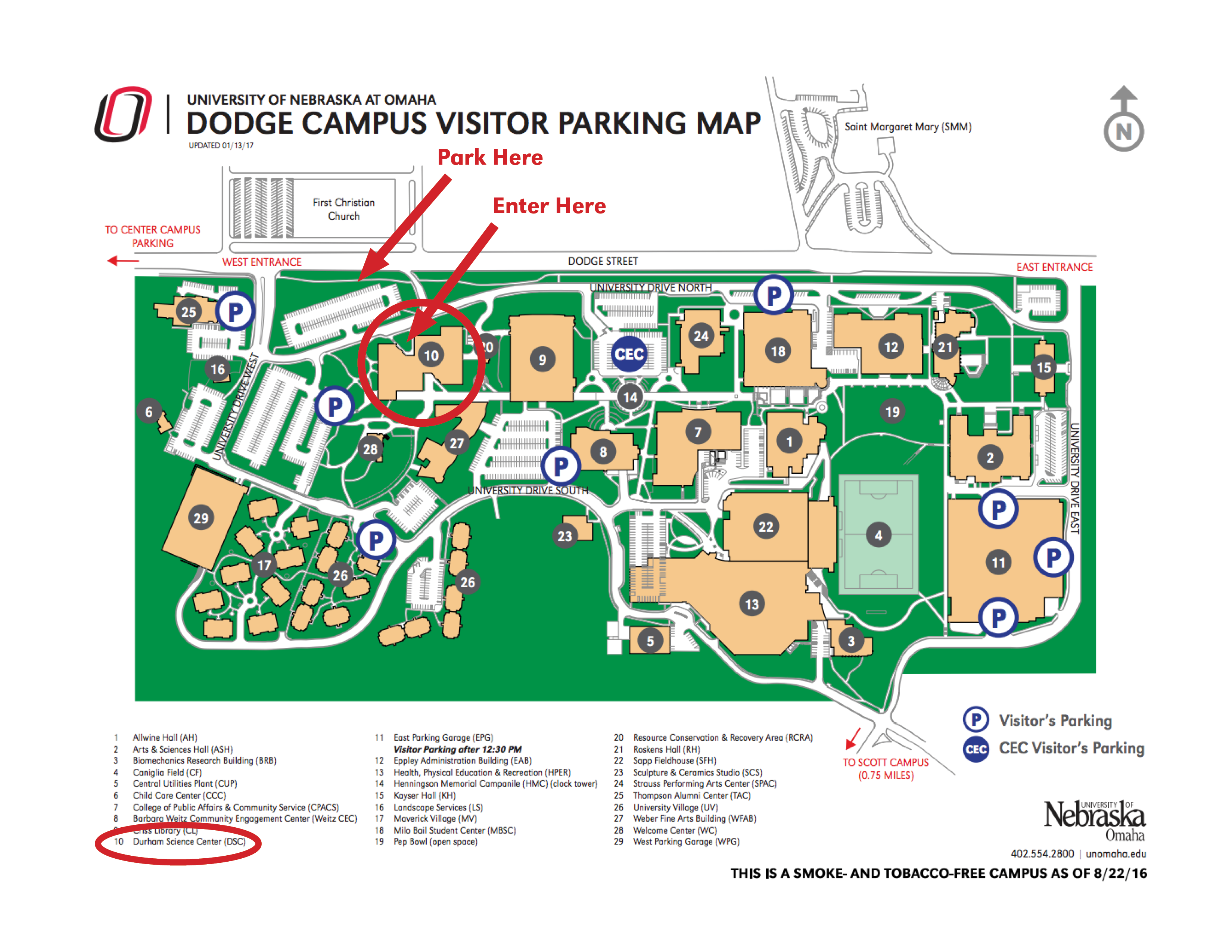 University Of Nebraska Omaha Campus Map