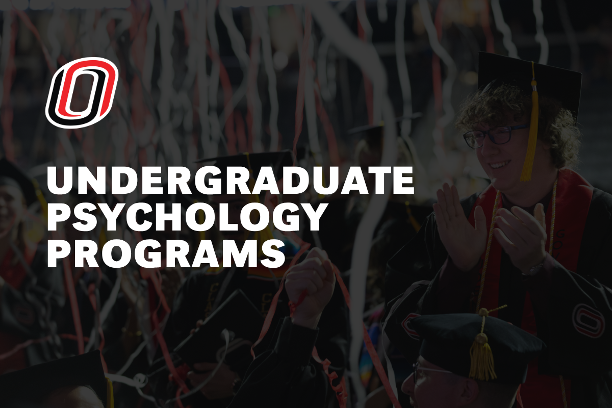 The UNO Logo and the text: Undergraduate Psychology Programs