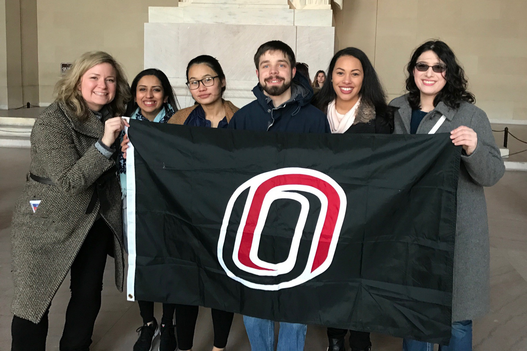 Dr. Ligon and students in D.C.