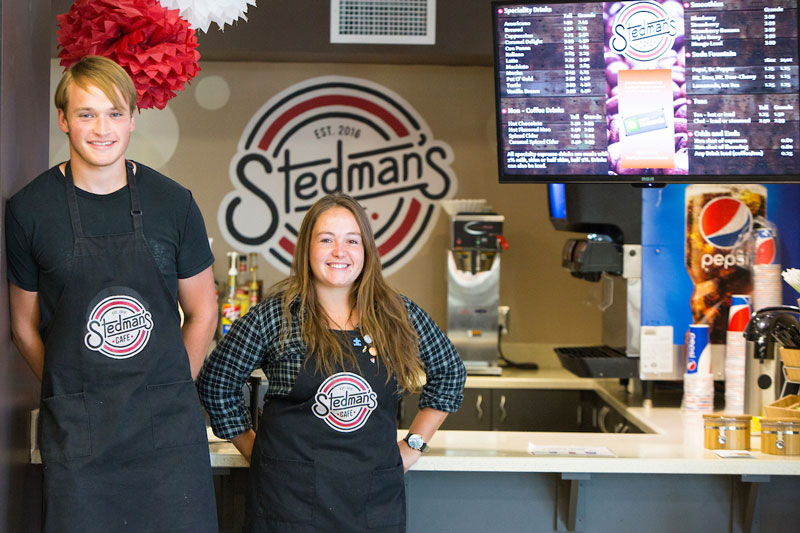 Stedman's Cafe student managers