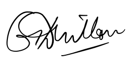 A stylized handwritten signature reading ‘Dhillon’ in black ink on a white background.