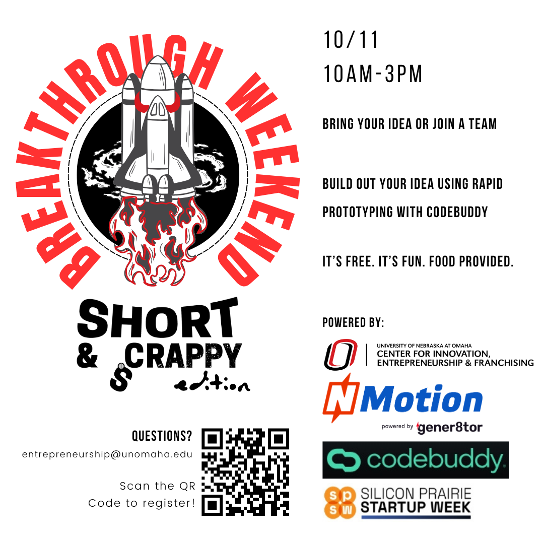Breakthrough Weekend Short & Scrappy Edition Event Flyer 