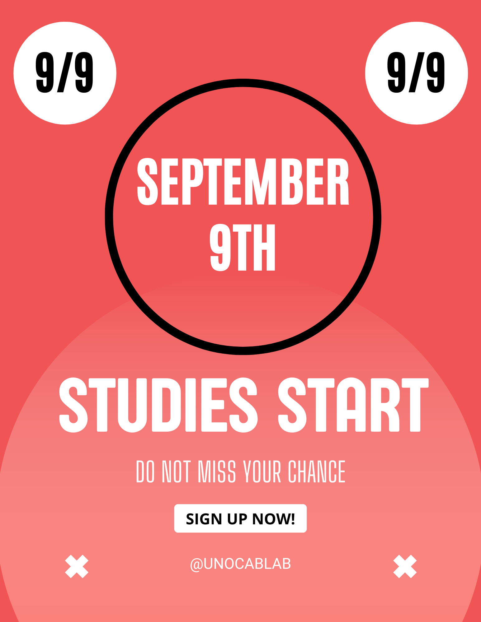 september 9th studies start at the CAB Lab