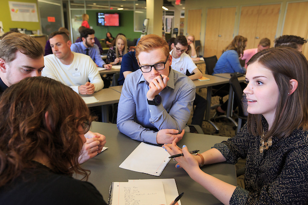 classroom learning with students