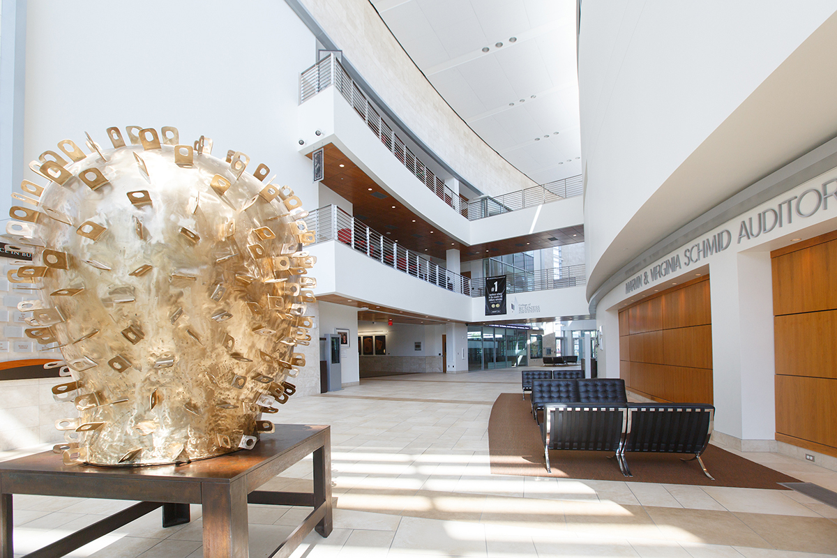 View of Mammel Hall atrium