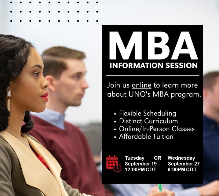 UNO MBA September Information Sessions