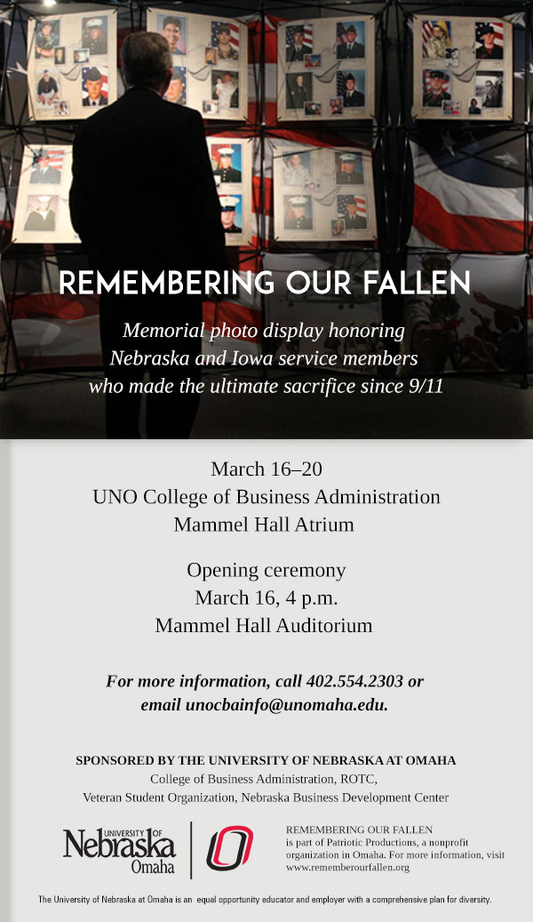 Remembering Our Fallen event information