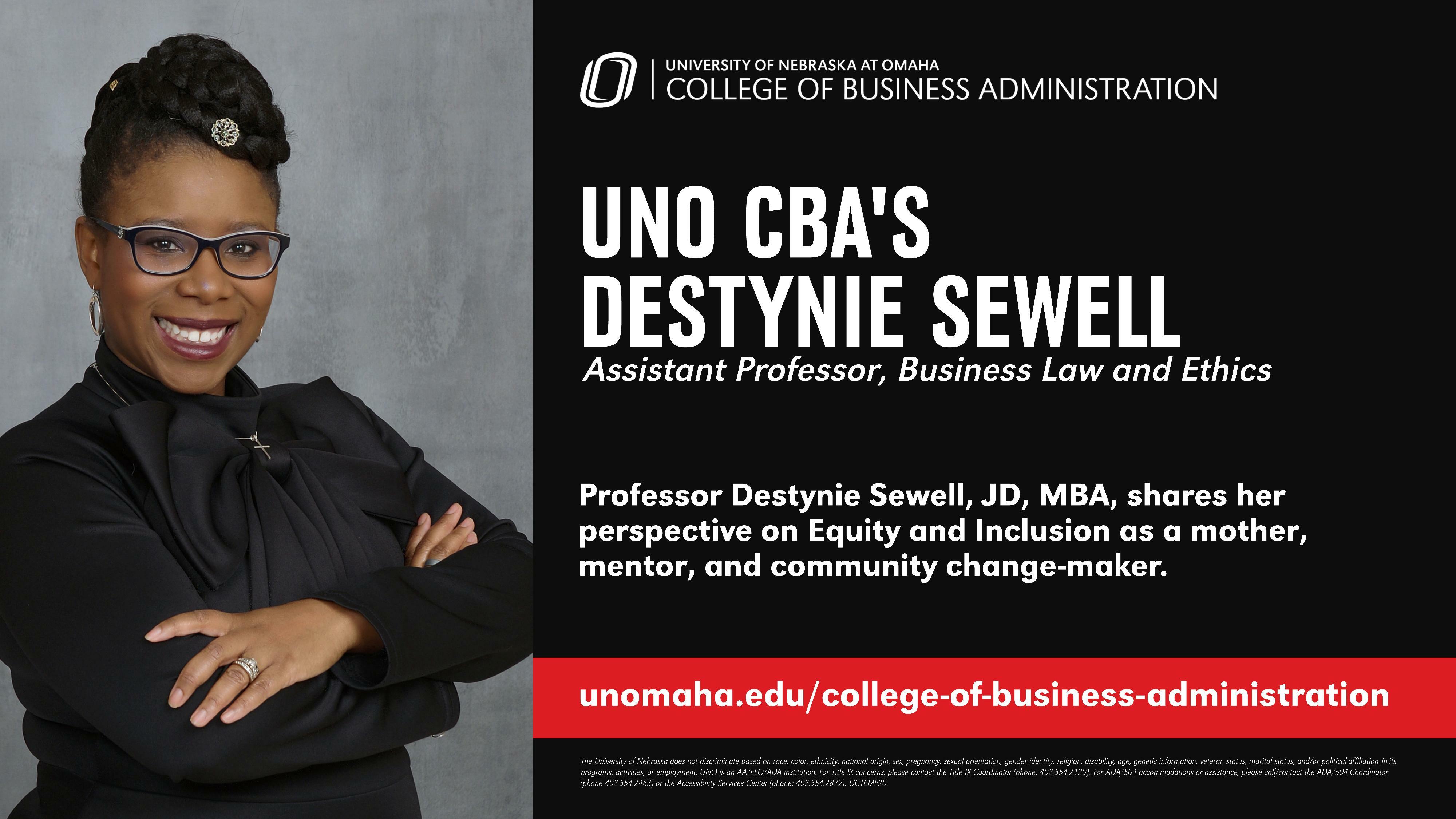 Destynie Sewell Makes Room for Connections, Conversations, and Inspiration | College of Business Administration