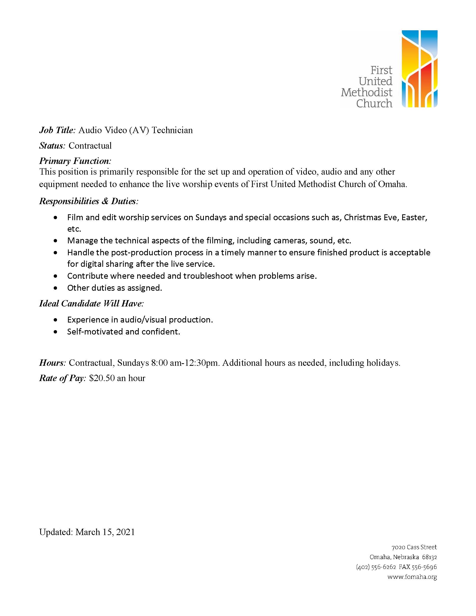 Methodist Jobs Omaha