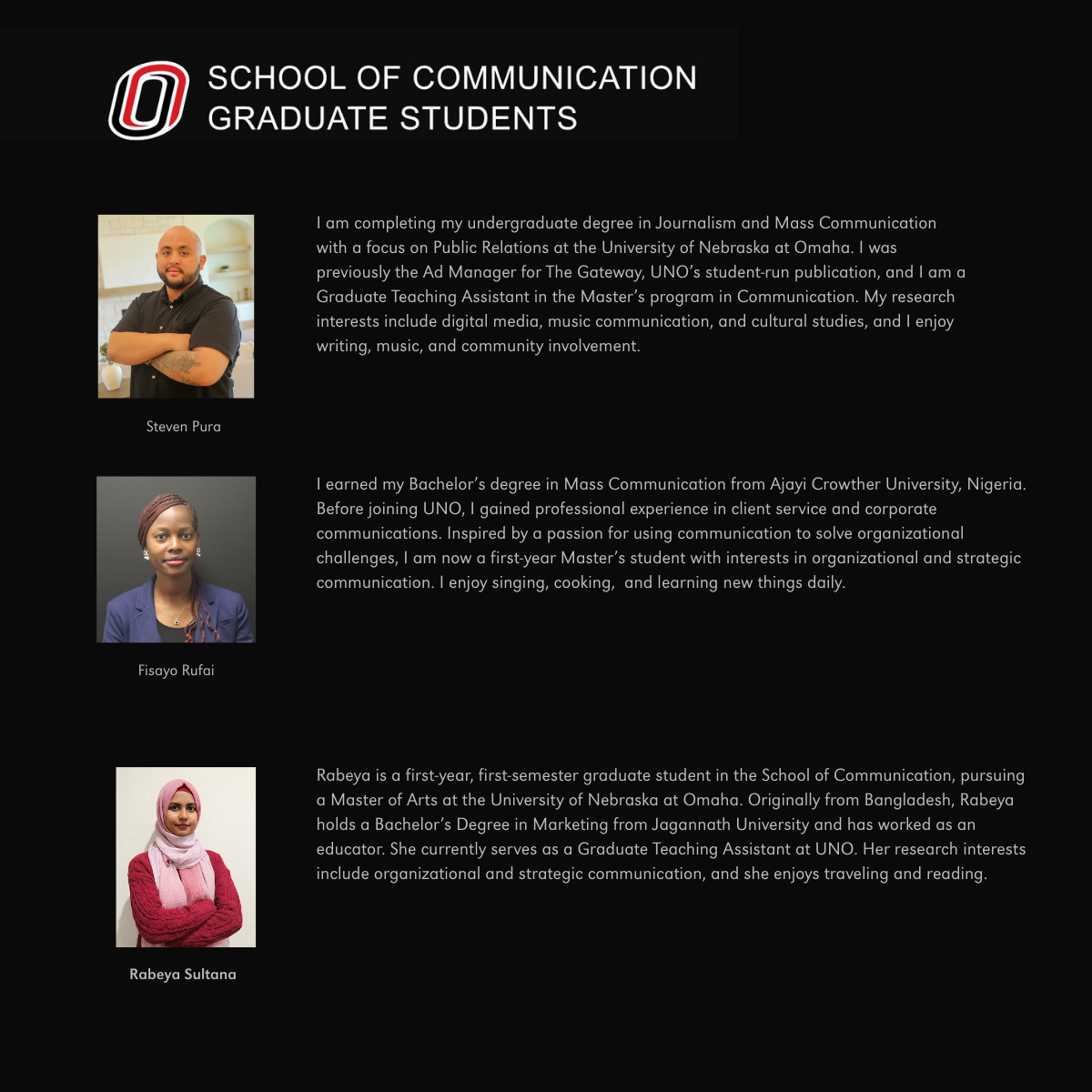 Current Graduate Students